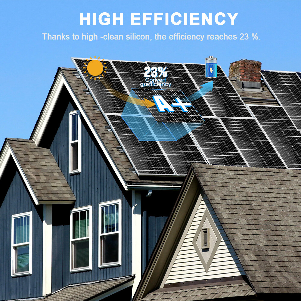 800W 12V Solar Panel High Efficiency Monocrystalline Off Grid Home RV Camping