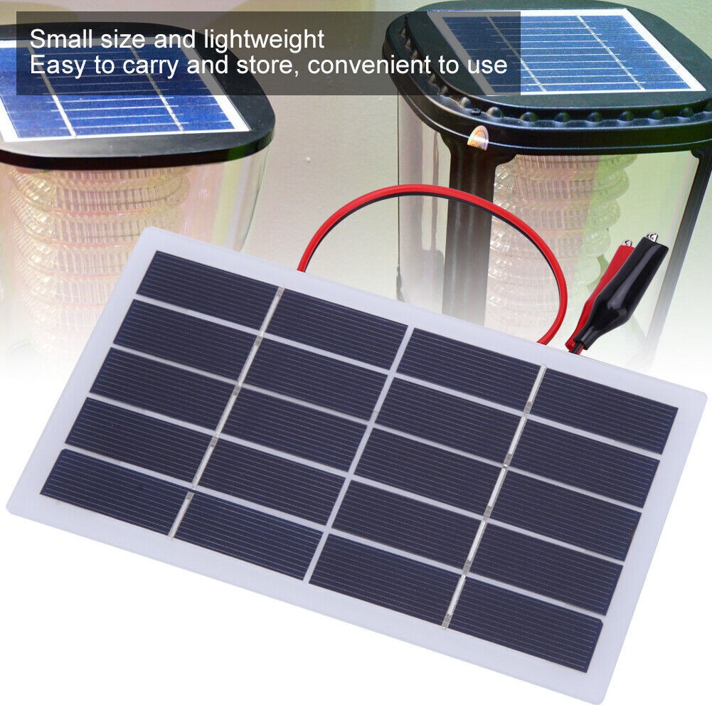 2W 5V Polycrystalline Silicon DIY Using Solar Panel Lightweight
