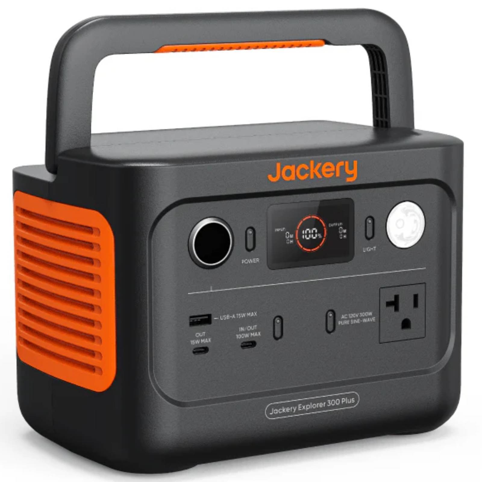 Jackery Explorer 300 Plus Solar Generator + SolarSaga 100W Portable Solar Panel