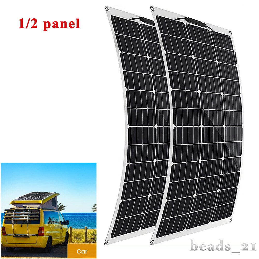 Flexible Solar Panel Mono Home Car Rooftop Camping Off-Grid Power 18V Panel 240W