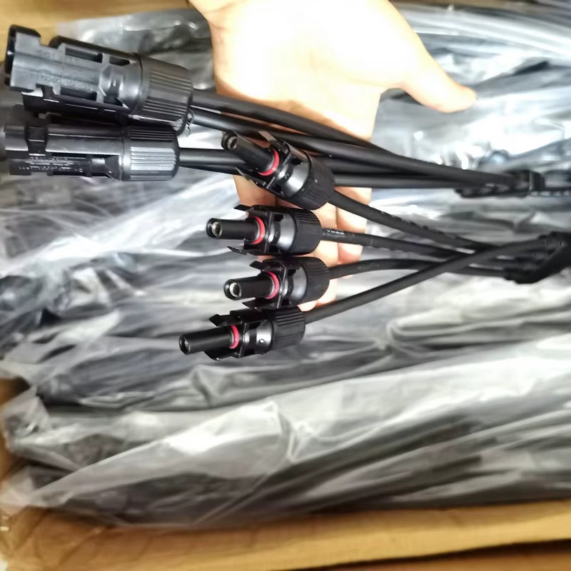 1Pair 4Y Solar Style Y Branch Adapter Connectors 1 to 4 Male and Female Panel Ca