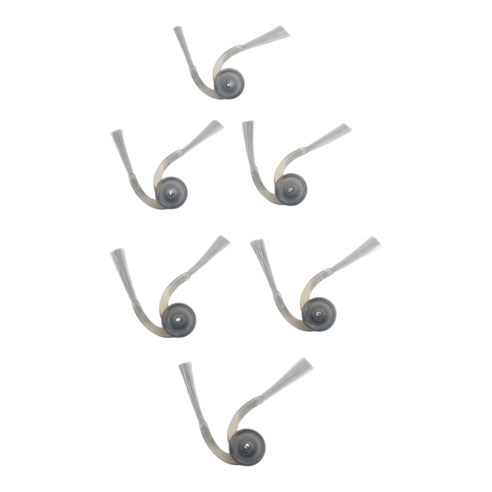6 Replacement Side Brush Set for Roborock QV35A/QV35S/Qrevo L Grey 92mm