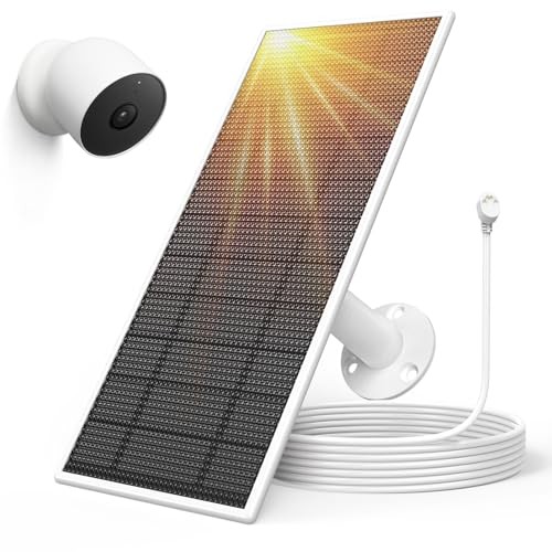 Solar Panel for Google Nest Camera Outdoor or Indoor(Battery Version), 1 Pack
