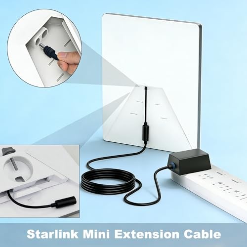 Starlink Mini DC Extension Cable, USB C Type-C to DC Power Adapter for
