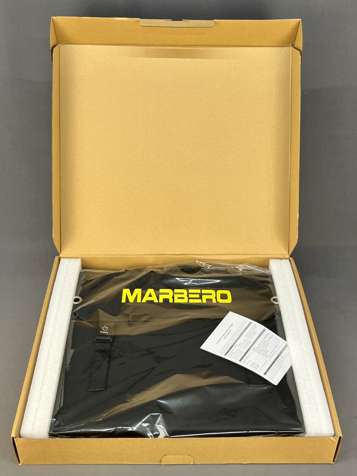 Marbero Foldable Portable Solar Charger 60W Camping RV