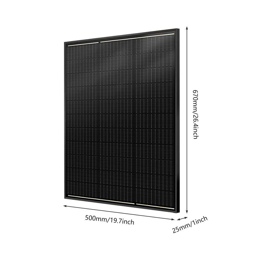 12V 120W Watt Monocrystalline Solar Panel 22% High Efficiency RV Home Roof Boat