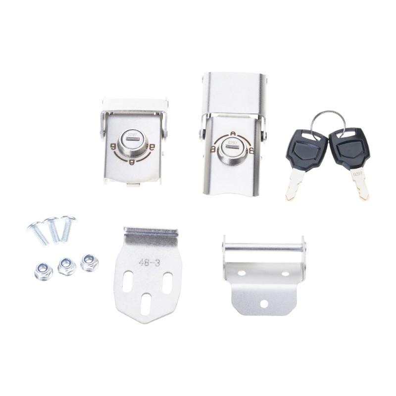 Motorcycle Side Luggage Case Fastener Trunk Pannier Screw Bolt Lock Support Bars