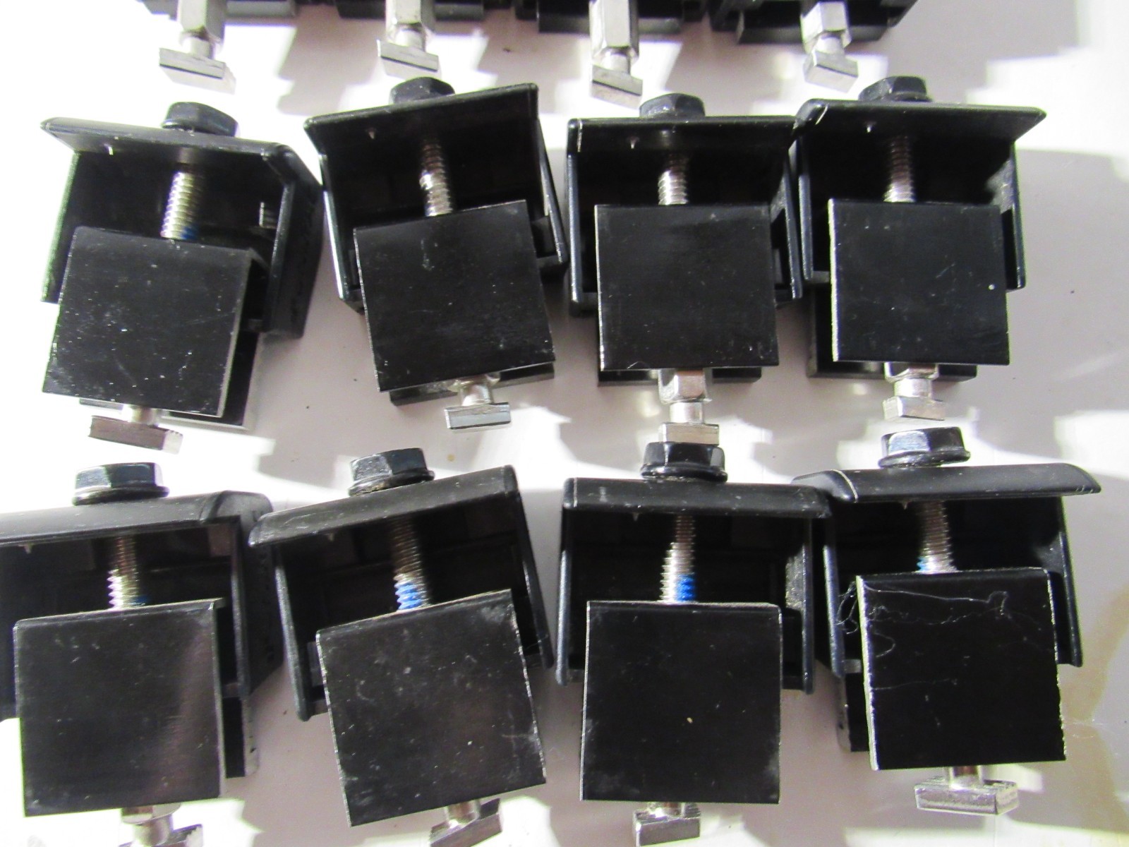 Lot of 12 UniRac 302050D Solar Mid Clamps Universal Black