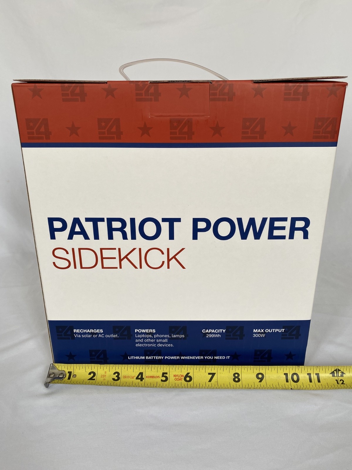 4Patriots Patriot Power Sidekick Portable Power Station 299Wh 300W NEW SEALED