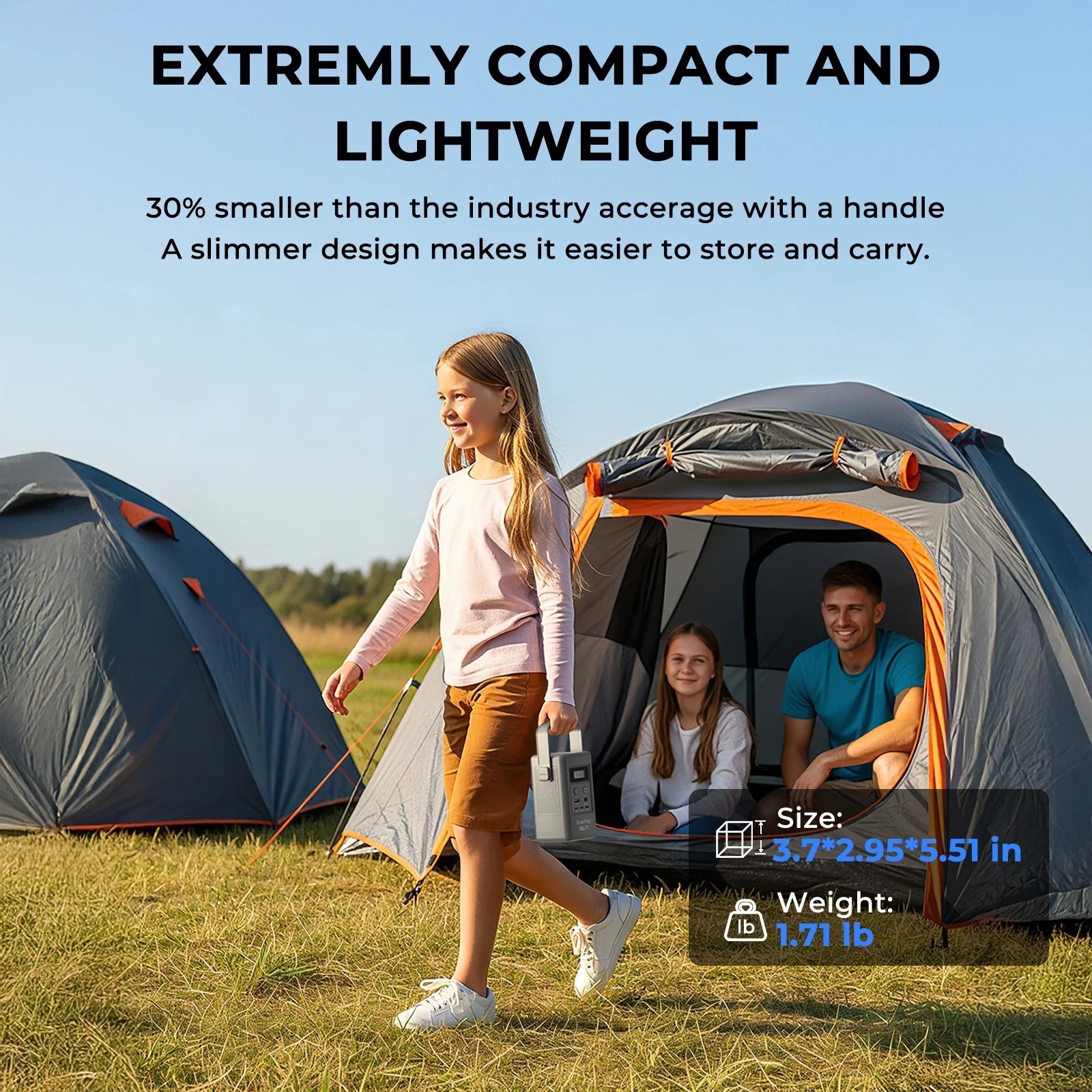 Solarplay 96Wh Portable Power Station With 5 Outlets(3*Type-C, 1*Type-A, 1*DC)