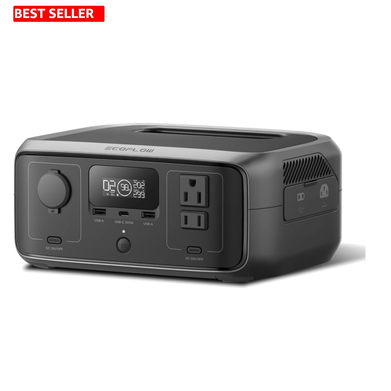 RIVER 3 Power Station: Durable 245Wh Battery, Multiple Outlets, Fast AC Recharge