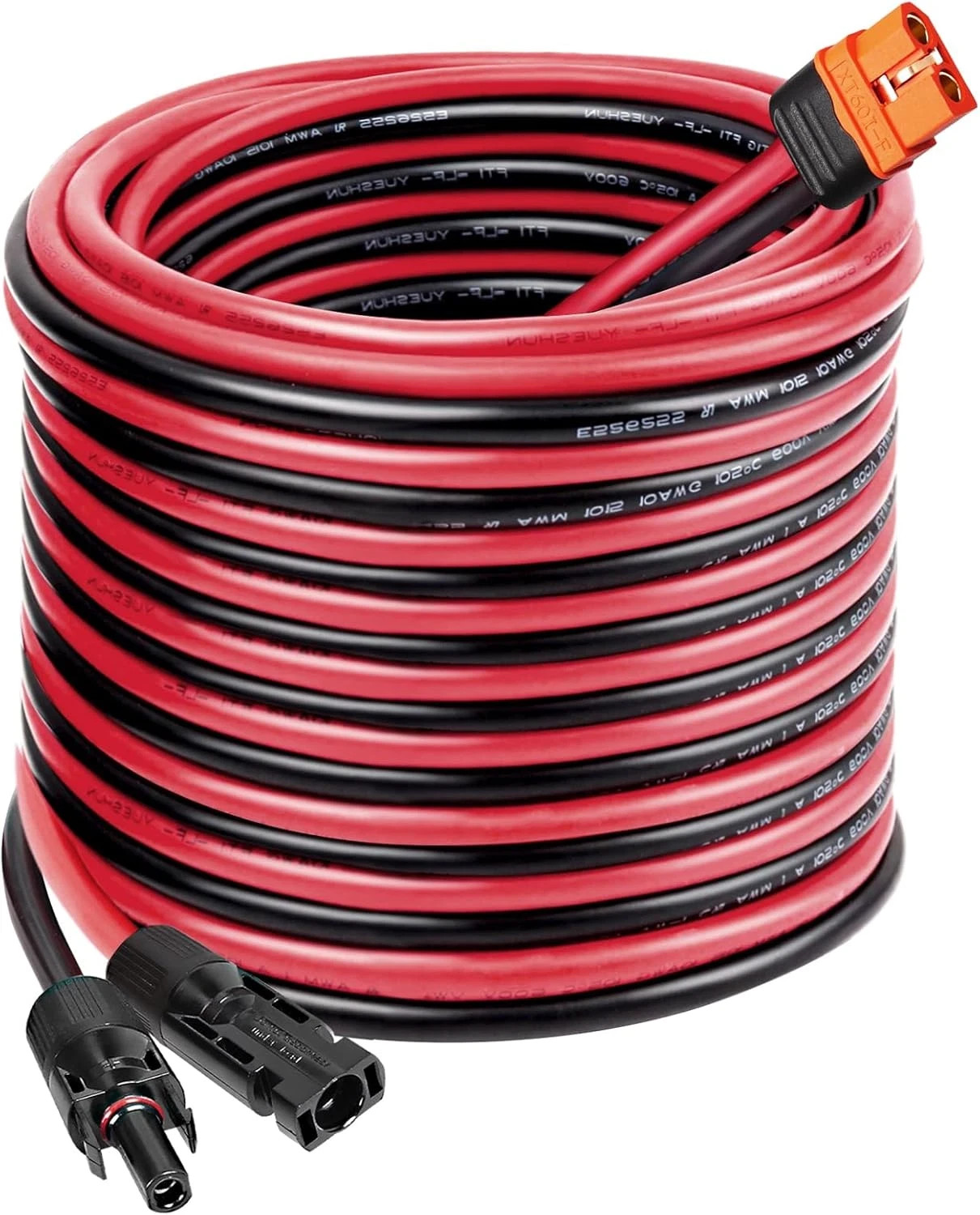 Solar to Xt60I Cable 10AWG 35FT Solar Panel to Xt60I Adapter Connector Xt60I-F E