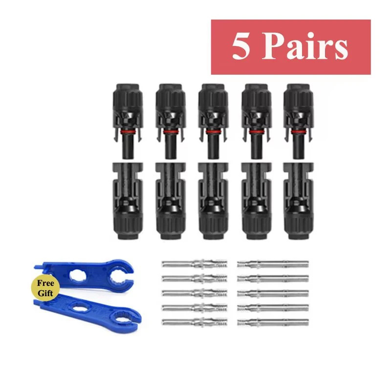 Solar PV Wire Connector 5/10/20/30/50/100 Pairs Solar Panel Connector 1000Vdc 30