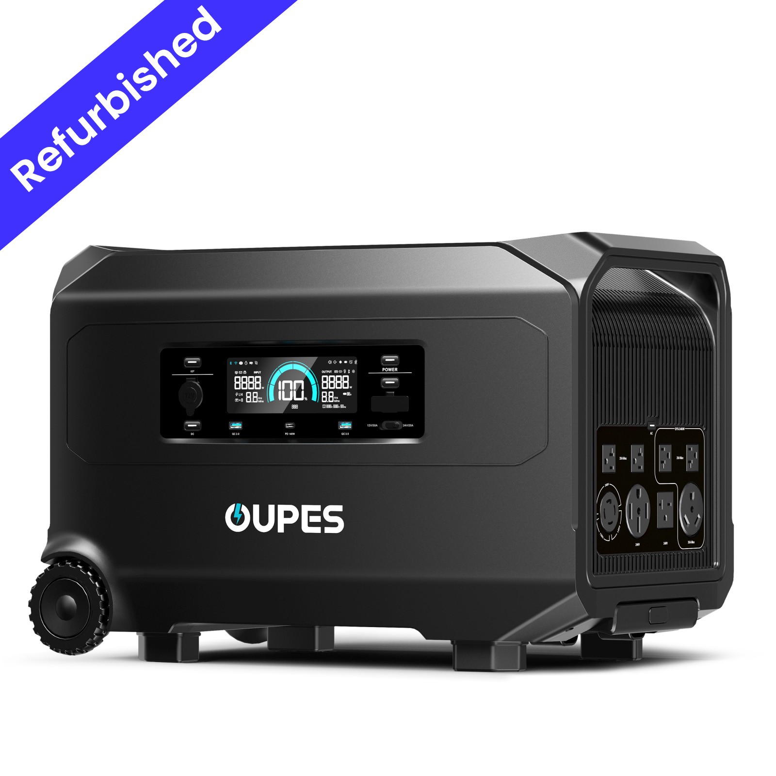 OUPES Guardian 6000 4608Wh Portable Power Station 6000W Solar Generator Home