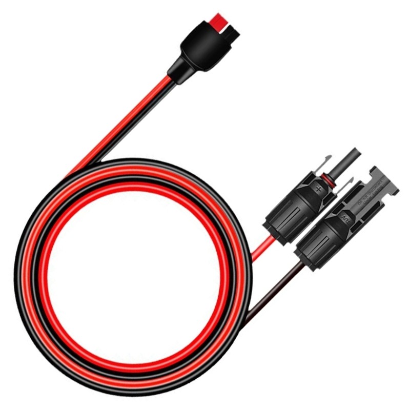 50A 600V Solars Battery Extension Wire for Power Stations Solars Generators