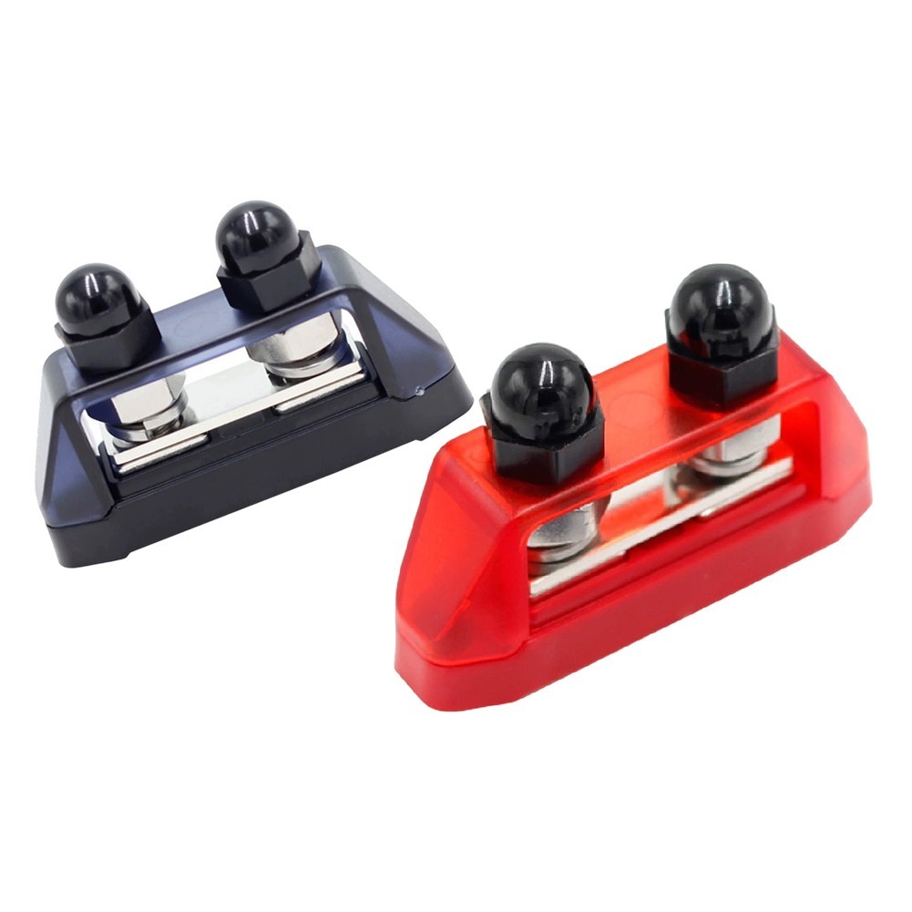 Cover Busbar M8 Terminal Block Dual-way Power Splitter Terminal Connector