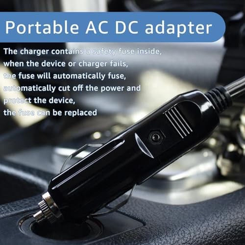 Portable12V/24V car Charger Suitable for Ecoflow Delta/River, Bluetti EB55, Anke