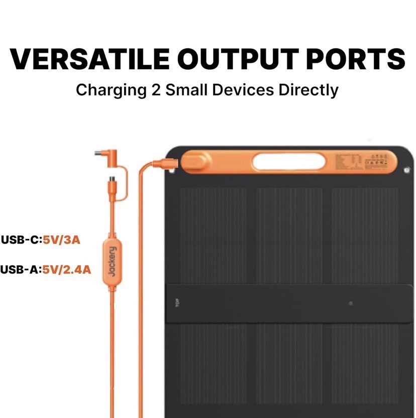 Jackery SolarSaga 200W Bifacial Portable Foldable Solar Panel IP68 Waterproof