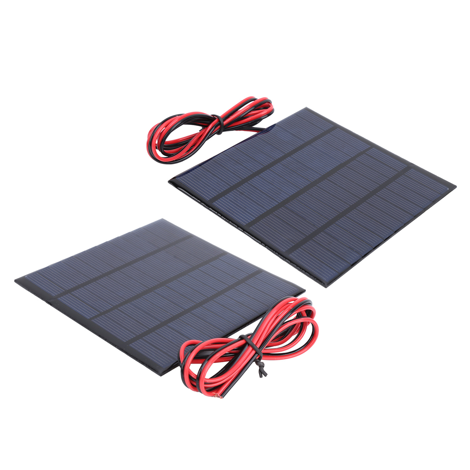 2Pcs Mini Solar Battery Module With 1Meter Cable Hand Operated Supplies DC 12V