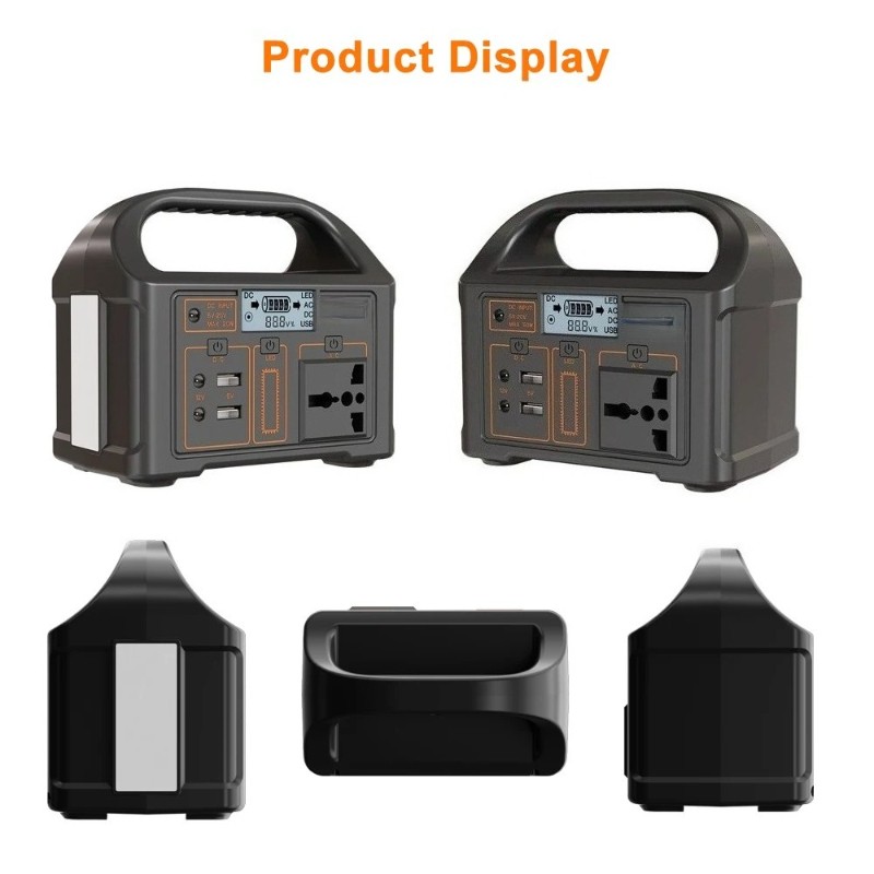 100W Portable Power Station 24000mAh Solar Generator 110V/220V AC USB Camping US