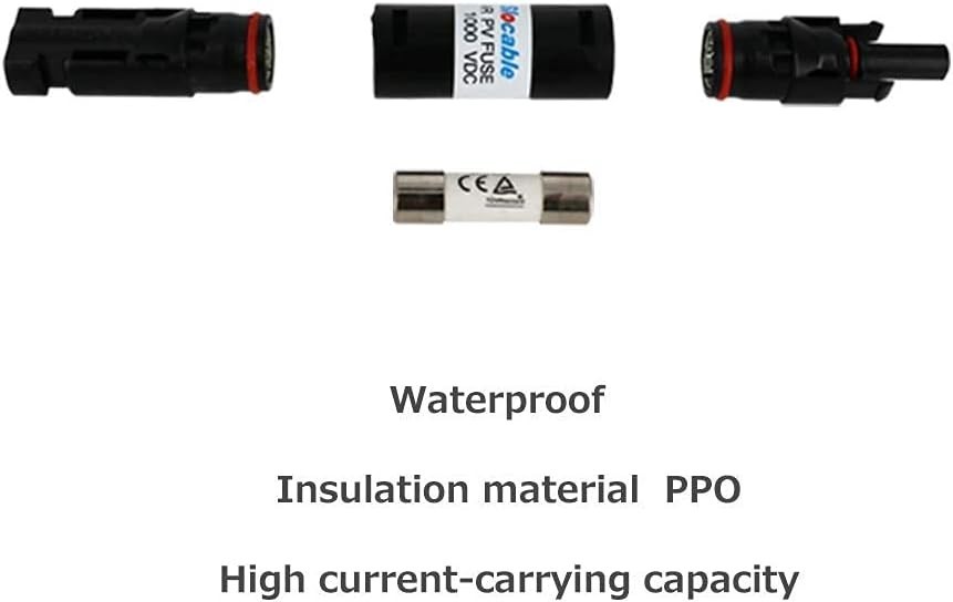 30A Waterproof In-Line Fuse Holder for Solar Panels – Reliable Connection