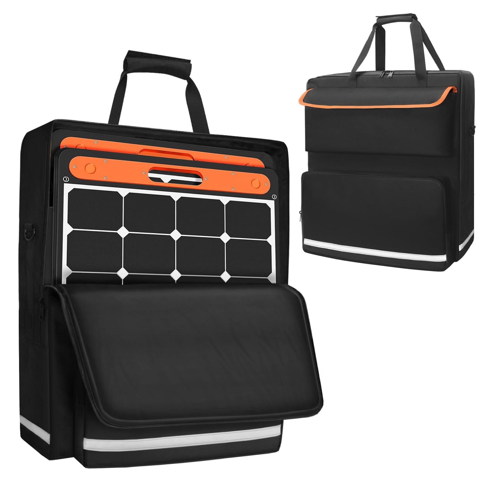 ORKELS Solar Panel Storage Bag for 2 Solar Panels, Carrying Case for Jackery