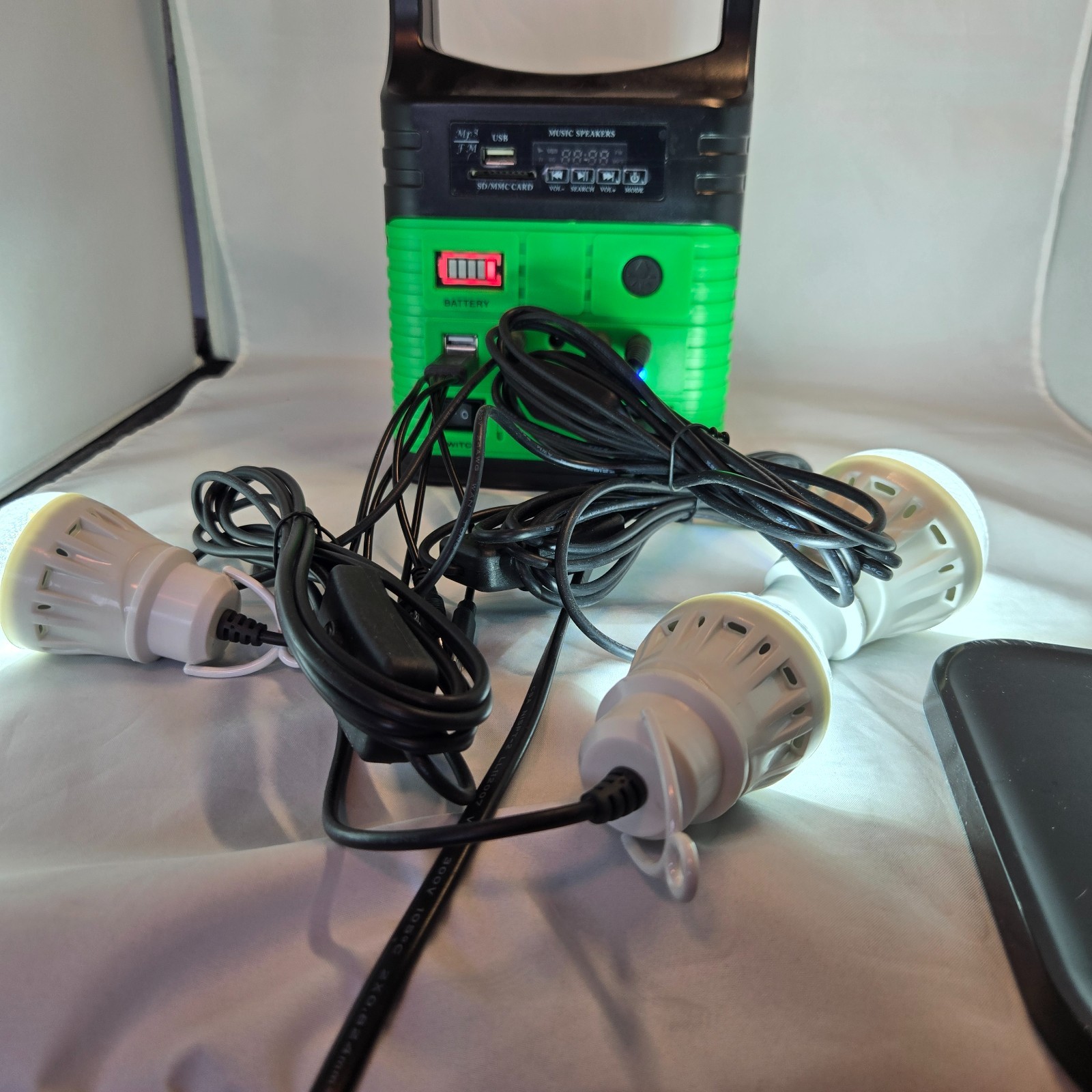 Solar System, Lighting, Charging Portable Generator