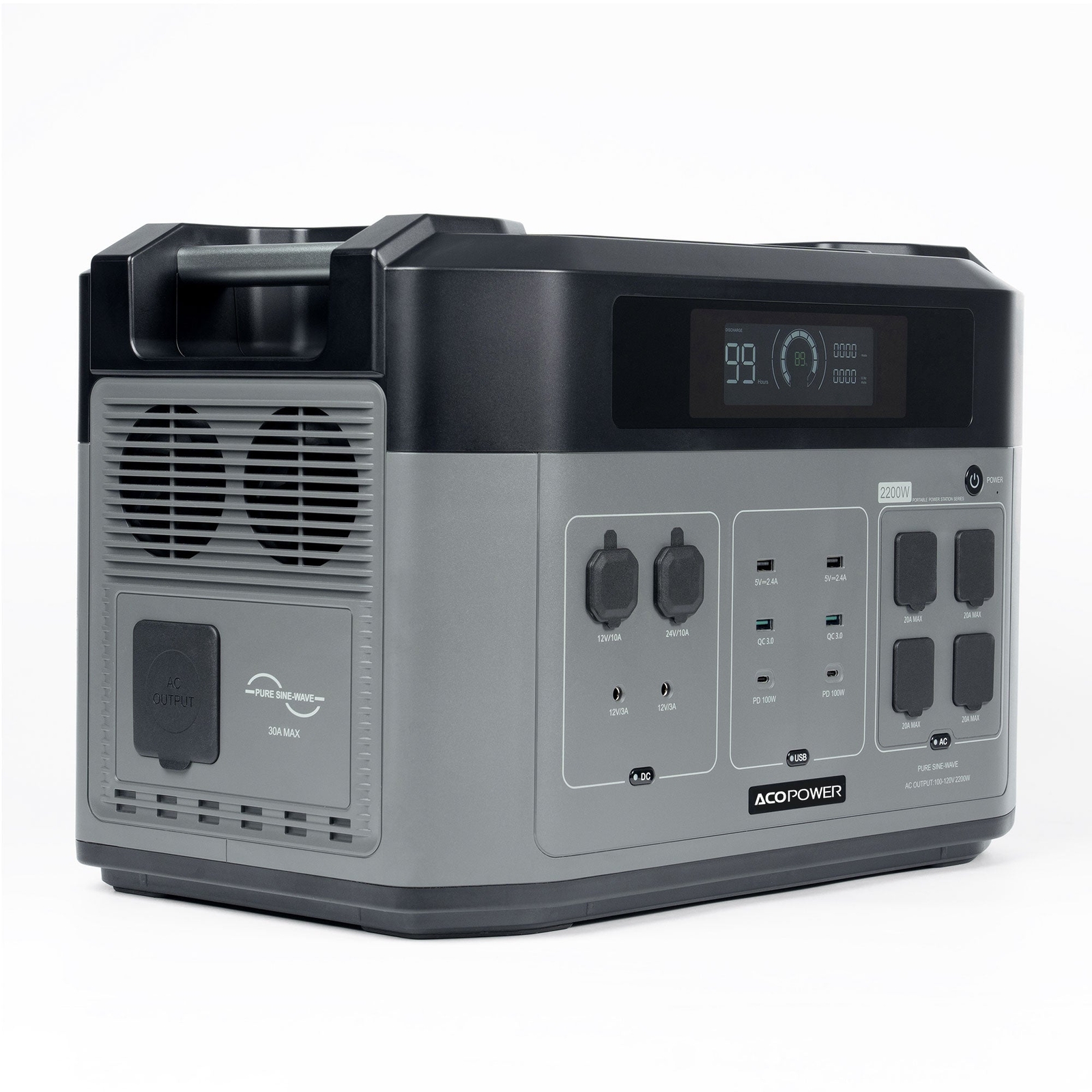 ⭐️AP BP2000 Solar Generator 2200W and 16384Wh Huge Capacity, 6 Charging Ways⭐️