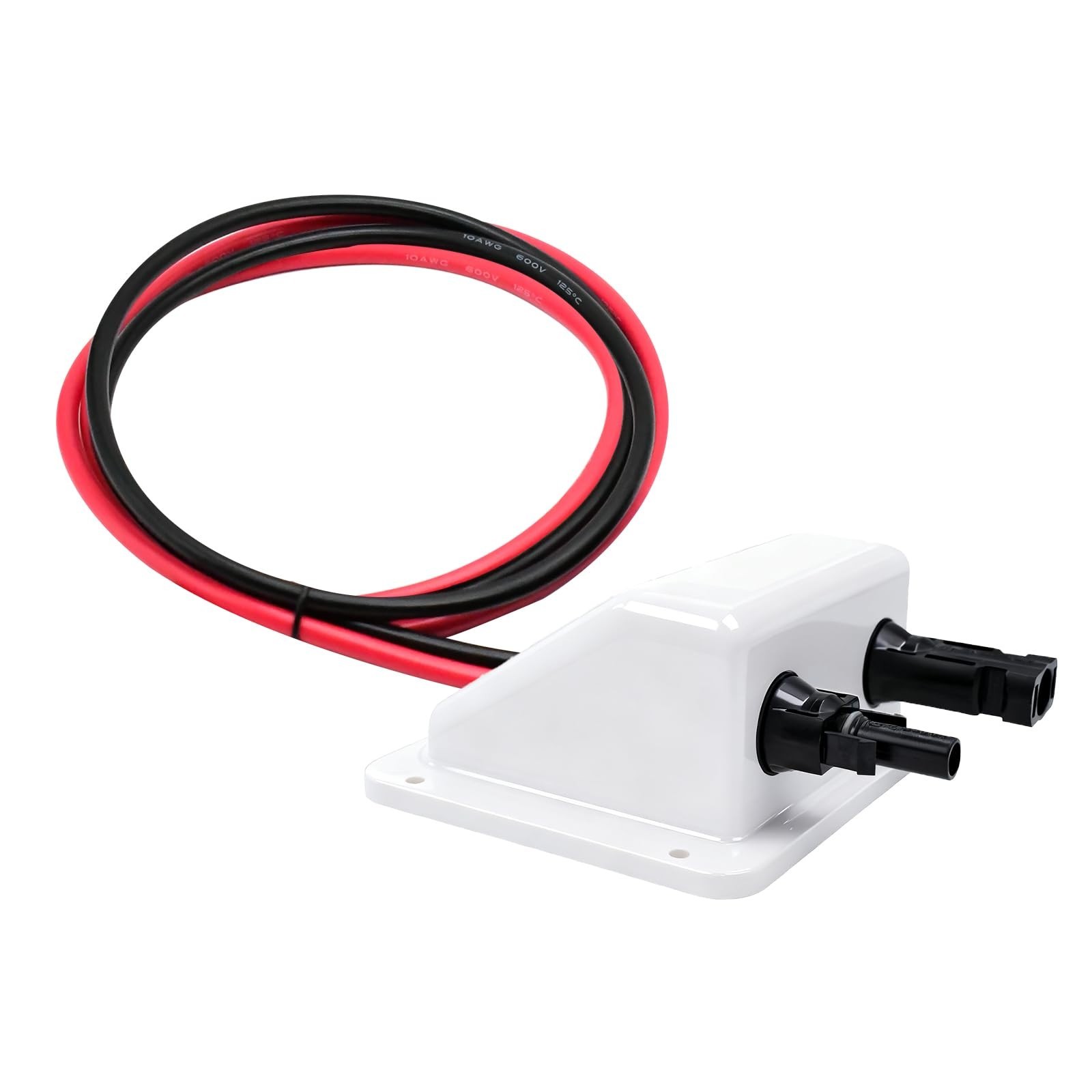 Solar Entry Gland, Dual Cable Entry Housing with 3.28ft 10AWG Solar Cable, IP…