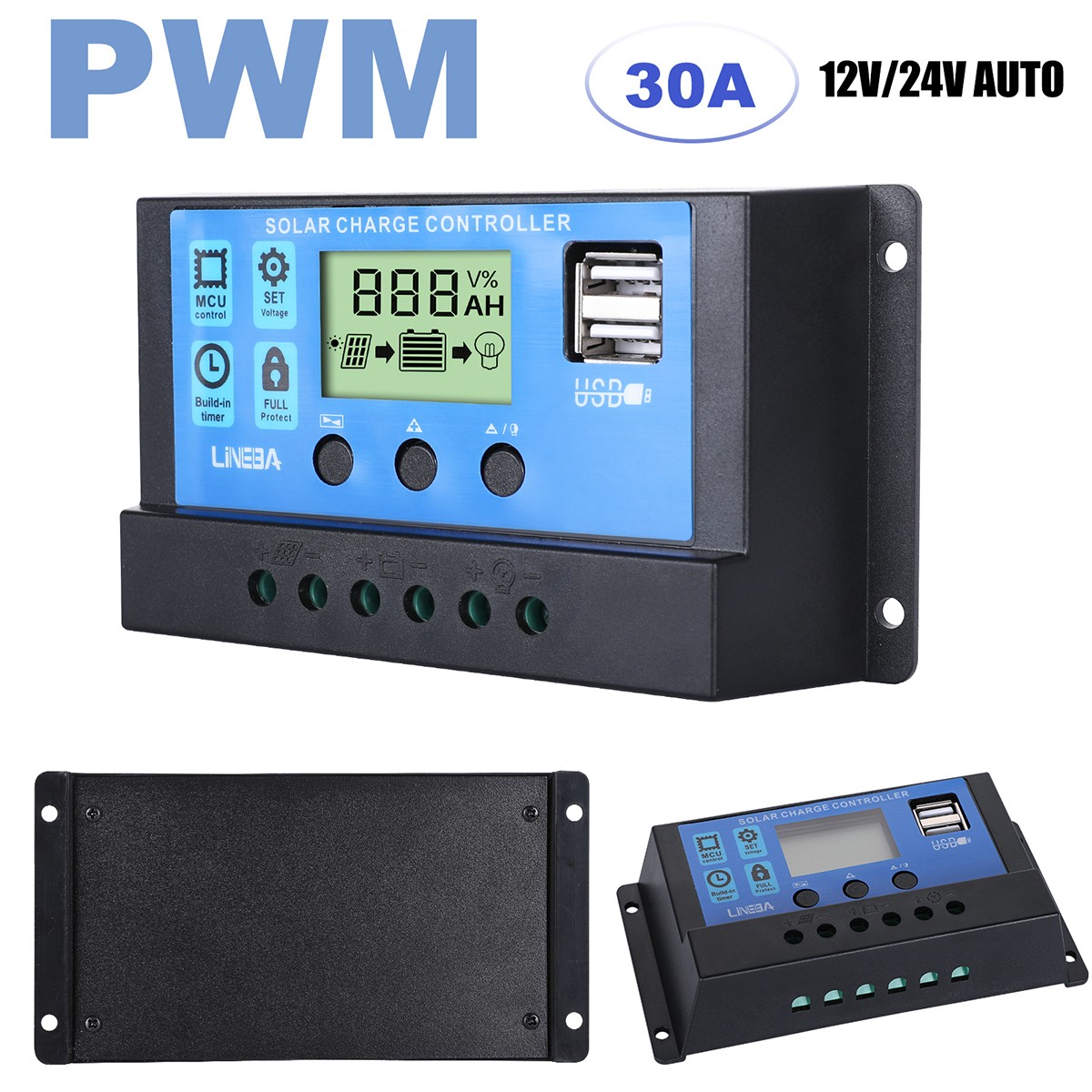 200W 400W Watt 12V Solar Panel Mono HighEfficiency PV for Sunshed RV Roof Home