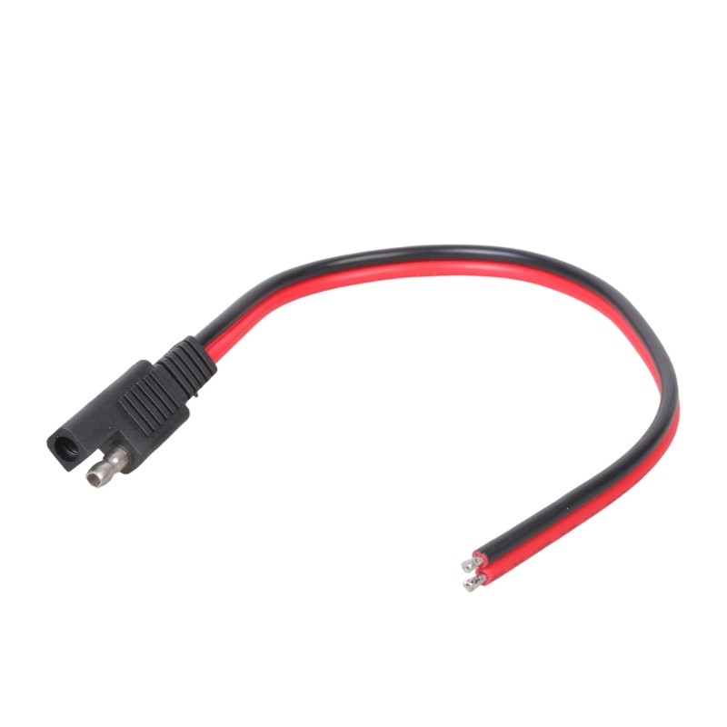 SAE to 2Pin Wire 14AWG Heavy Duty Construction Compatible for DC12/24V Systems
