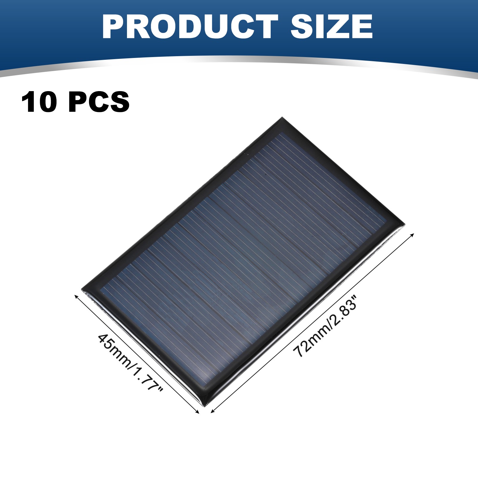 10PCS 6V 0.36W 0.06A Mini Solar Panels for Solar Power Small Solar Cells