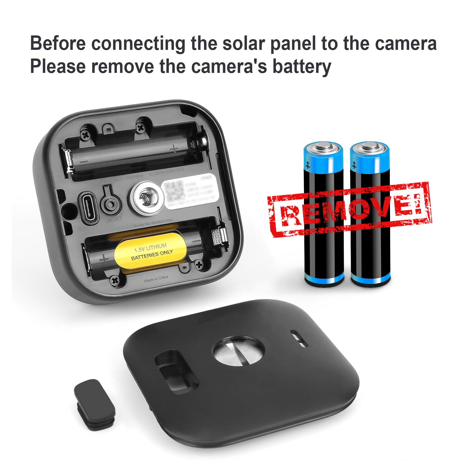 Solar Panel for Blink Camera Outdoor, 4W Solar Panel with USB-C Port Compatib…