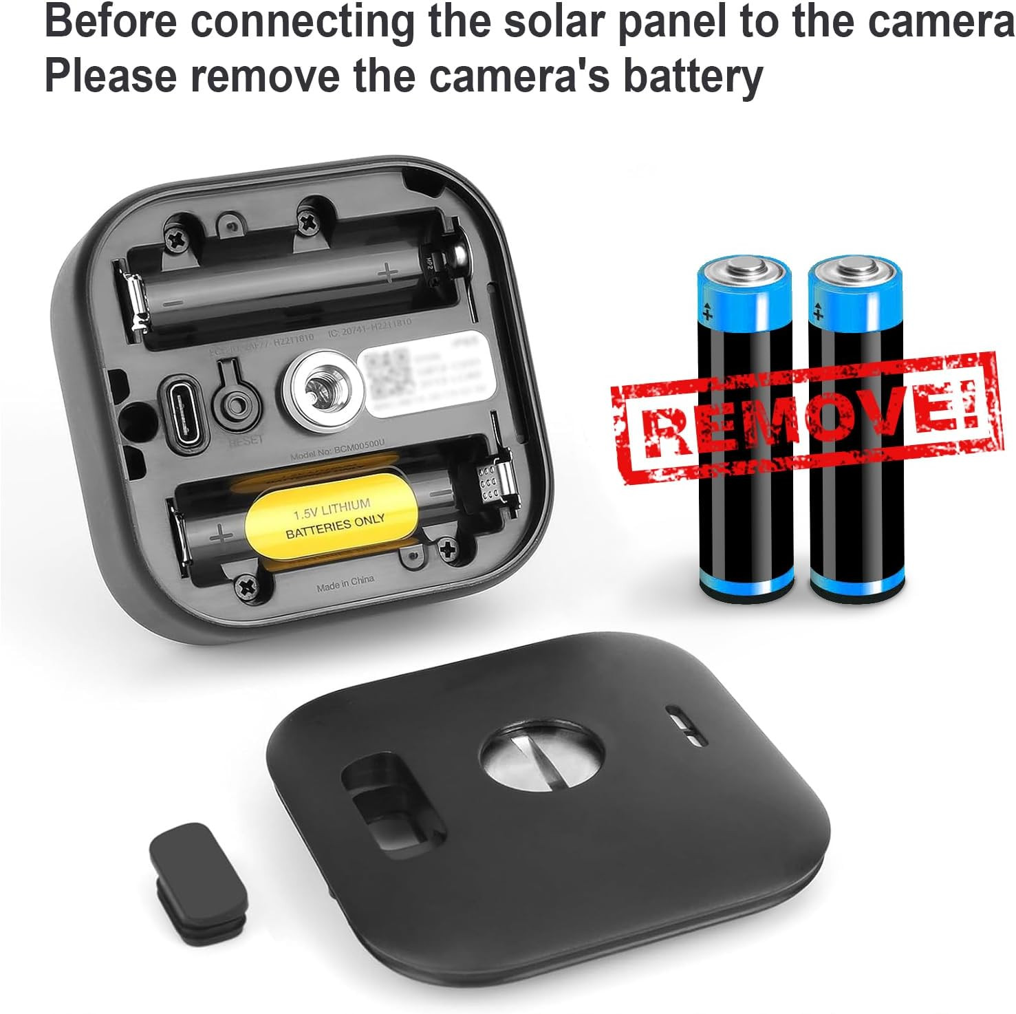 4W Solar Panel for Blink Outdoor 4 Camera, USB-C, Waterproof, 13.12Ft Cable