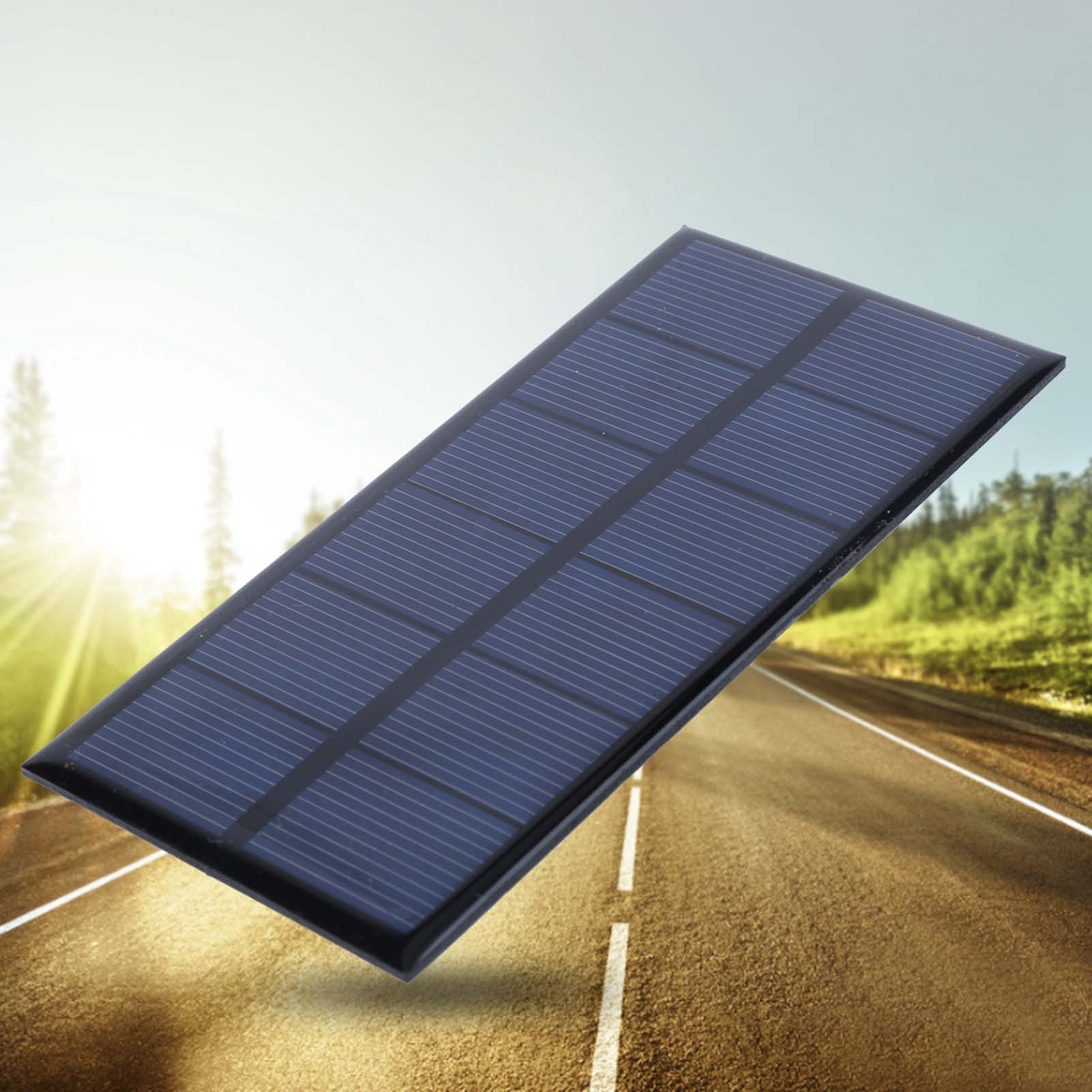 1W 3V Crystalline Silicon Solar Cell Panel Outdoor For DIY Power Charger Supply❀