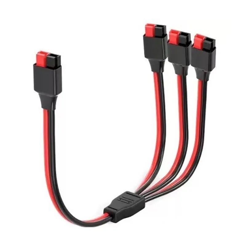 45A Anderson Y Splitter Power Cable 1 to 2/3 Solar Battery Adapter Cord