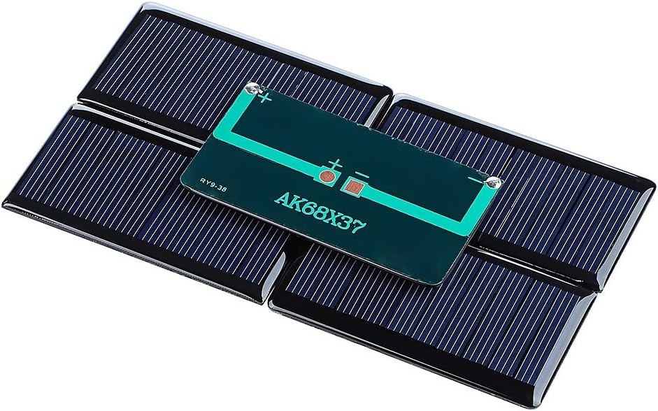 SUNYIMA 5V 60mA Epoxy Polycrystalline Solar Panel Cells for Battery Charger D…