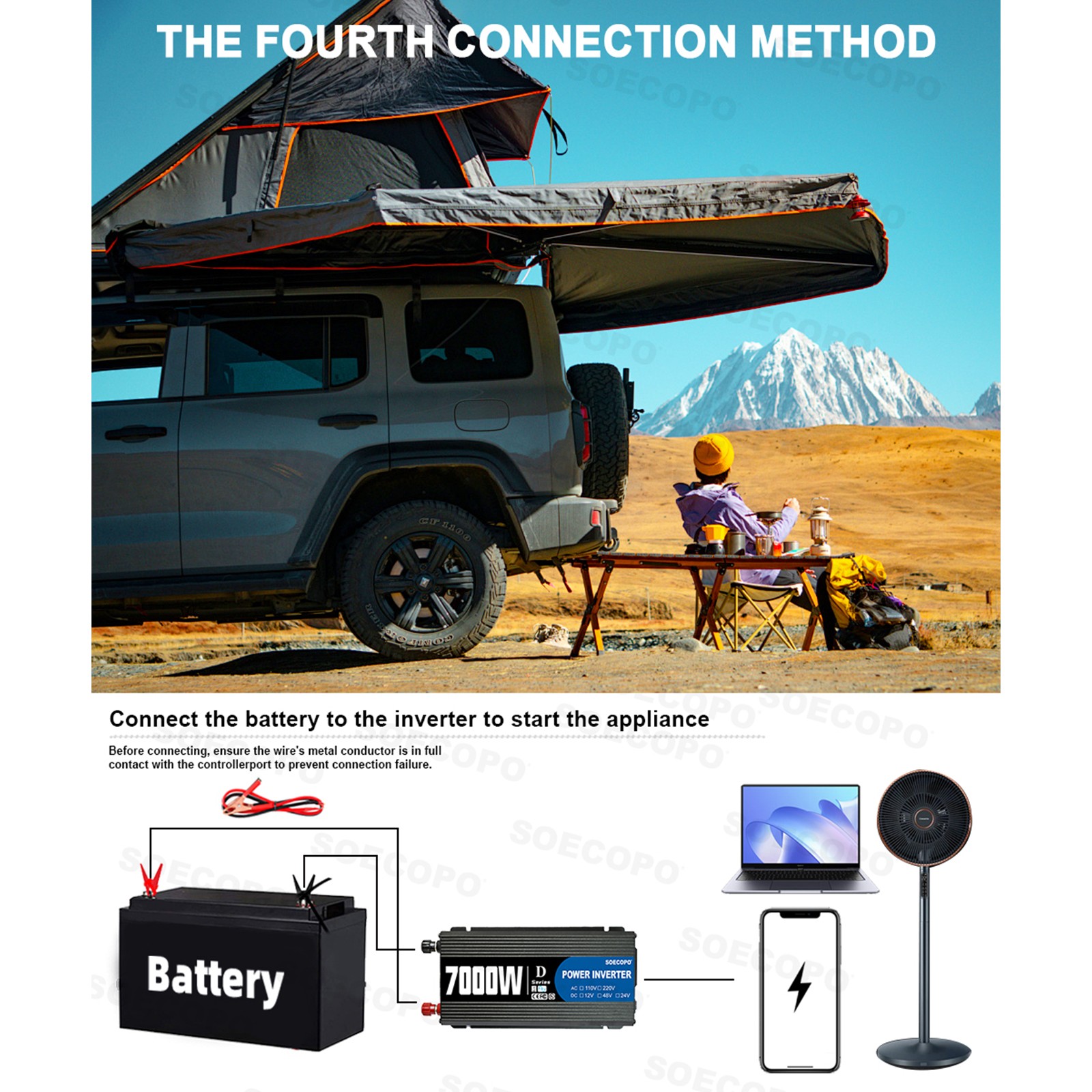 7000W Solar Power Kit | Inverter, 2 Solar Panels, 100A Controller with Display