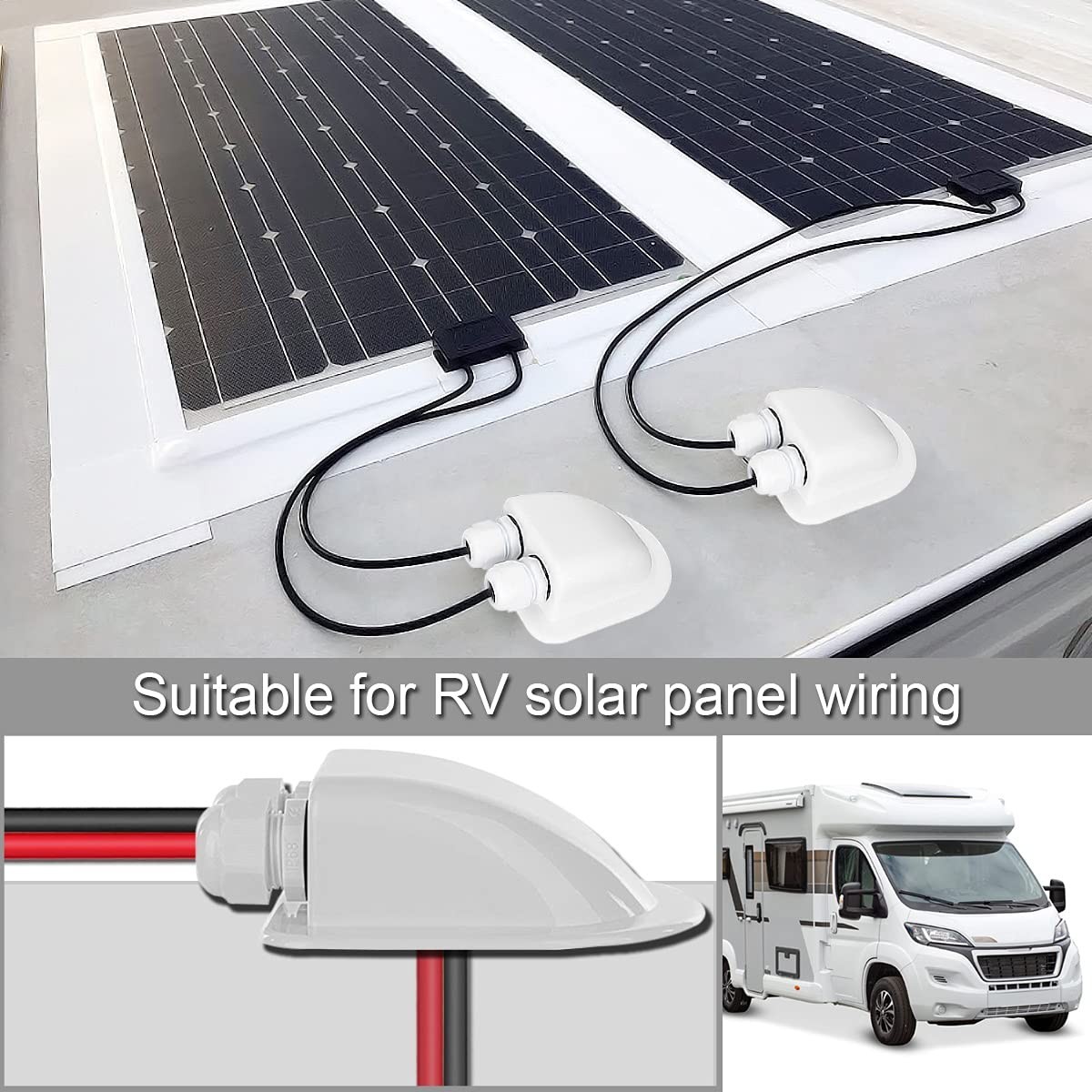 Double Cable Entry Gland – Perfect for Solar Projects on Yachts & Cabins