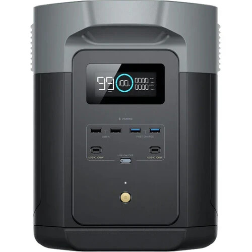 EcoFlow DELTA 2 Portable Power Station with 400W Solar Panel | Charges 7X Faster