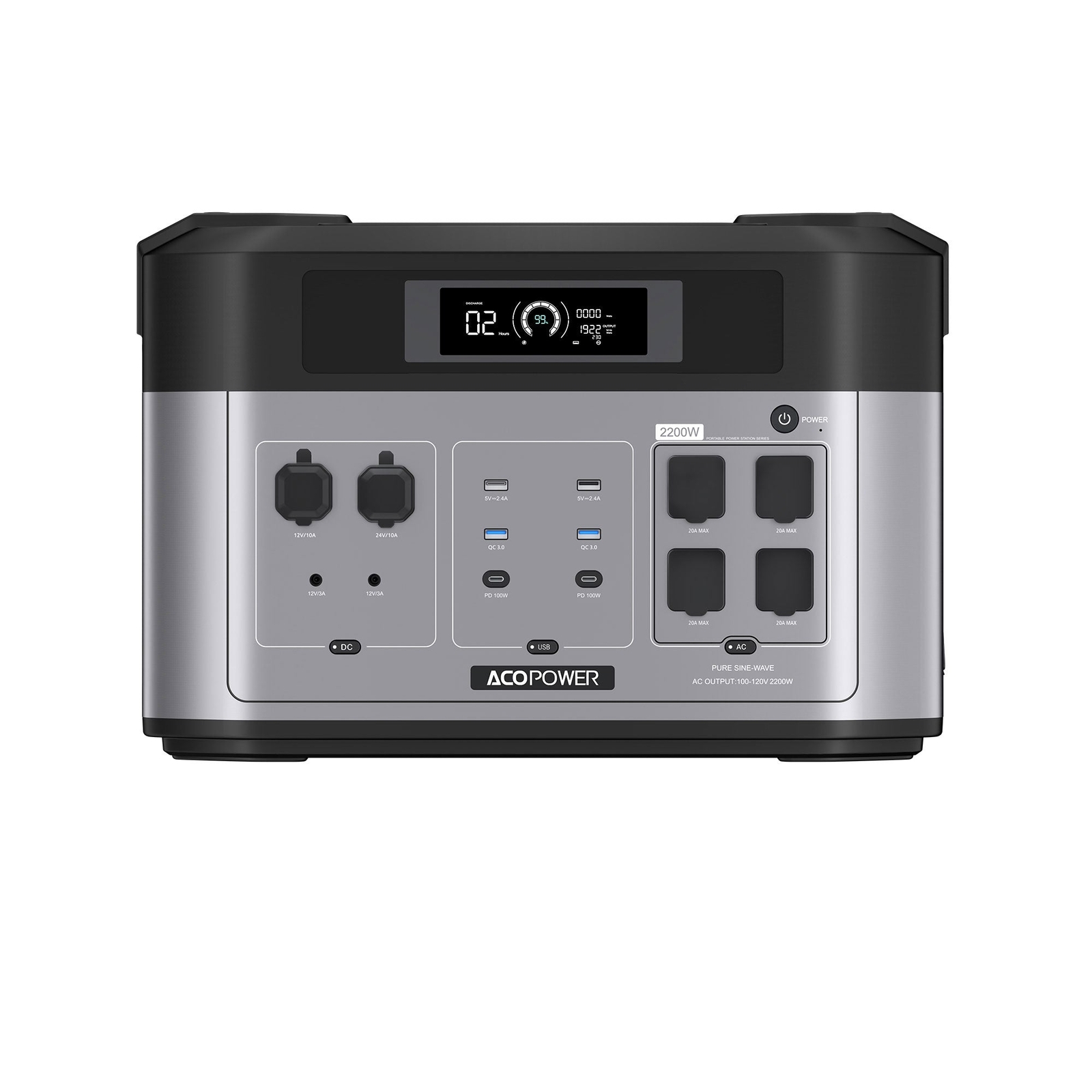 ⭐️AP BP2000 Solar Generator 2200W and 16384Wh Huge Capacity, 6 Charging Ways⭐️