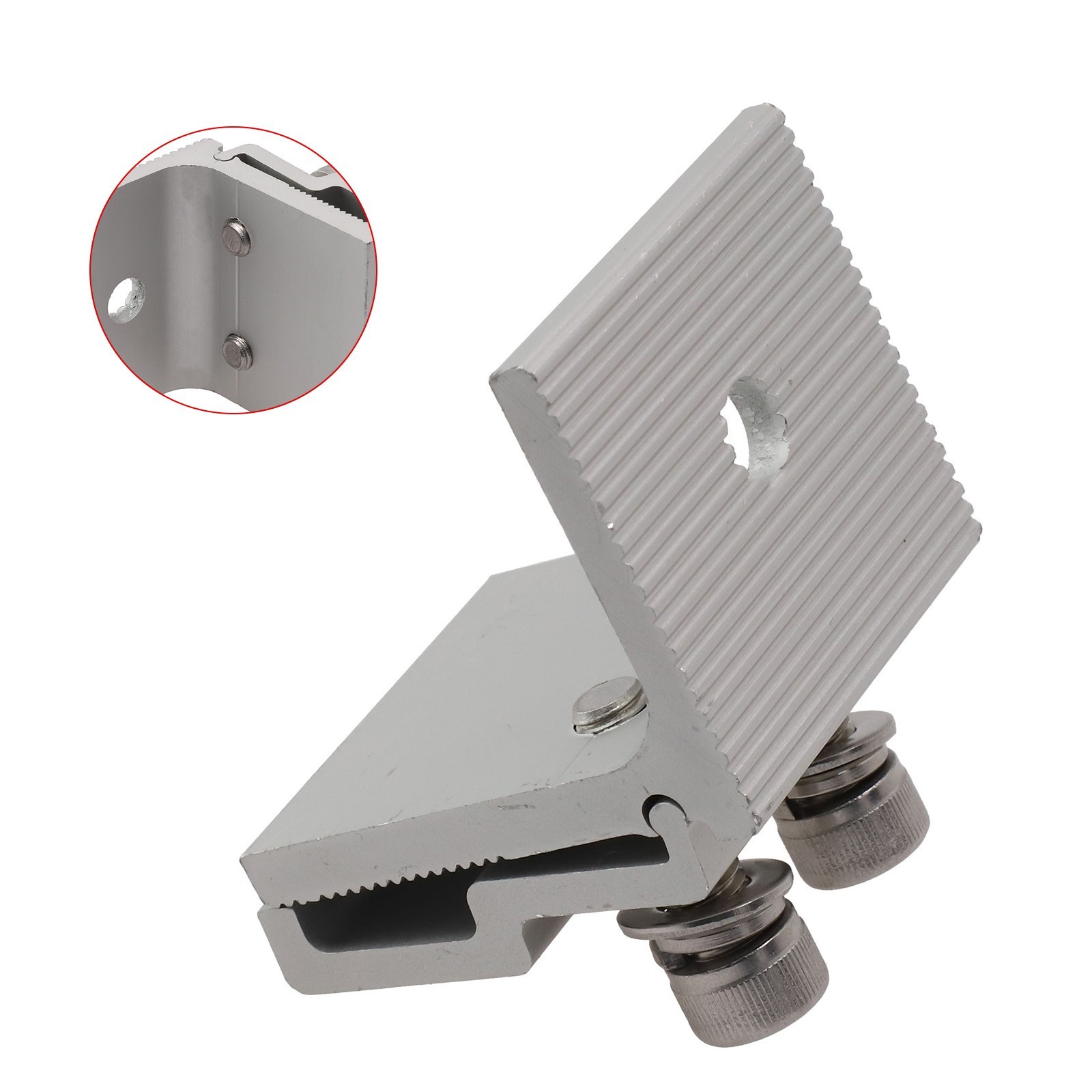 For Mounting Solar Pv Standing Seam Clamp Roof Seam Clamp Sliver Color
