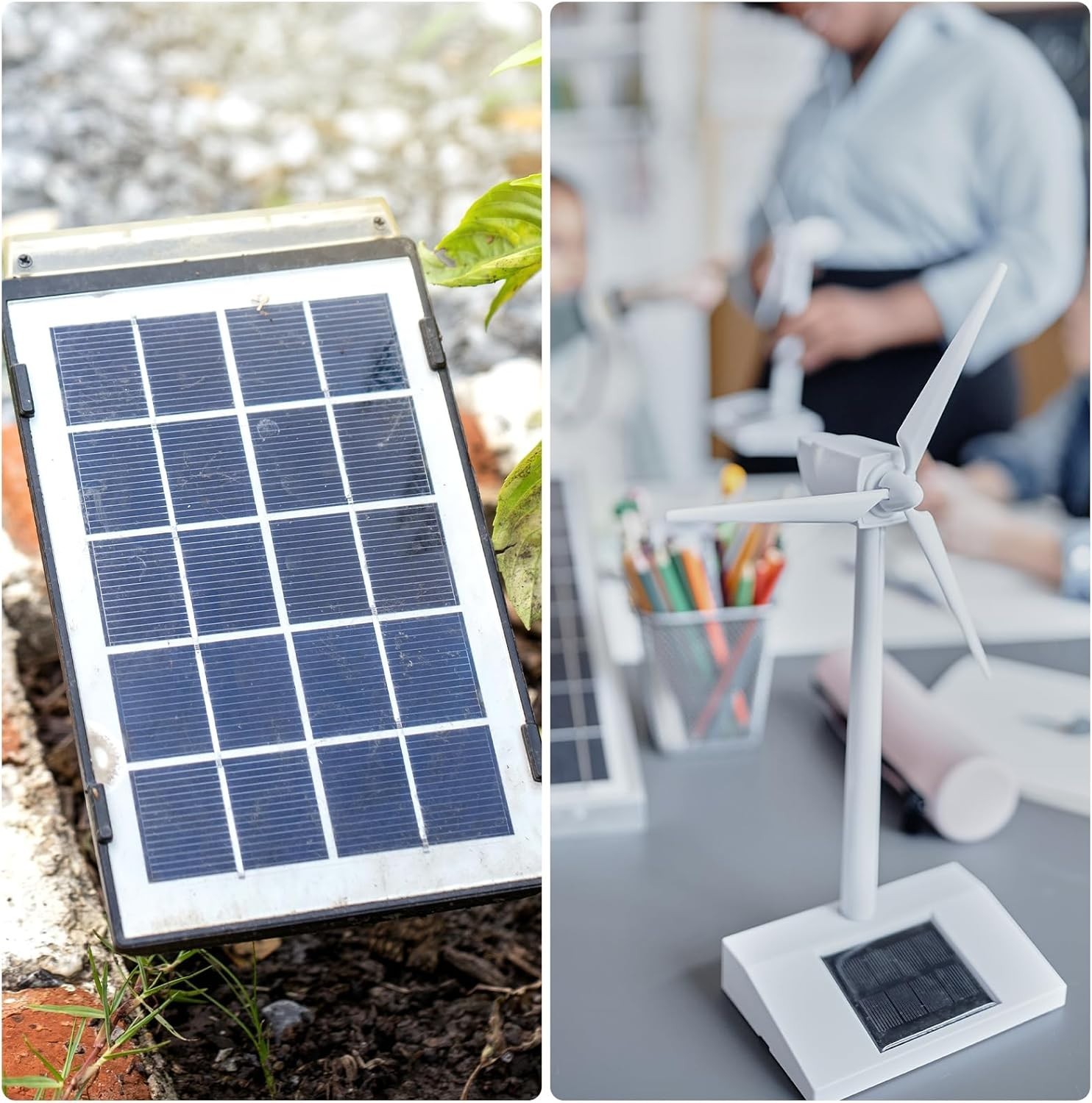 10 Pcs 1.5V 0.09W 60mA Mini Solar Panels, Small Polycrystalline Solar Cell Pa…