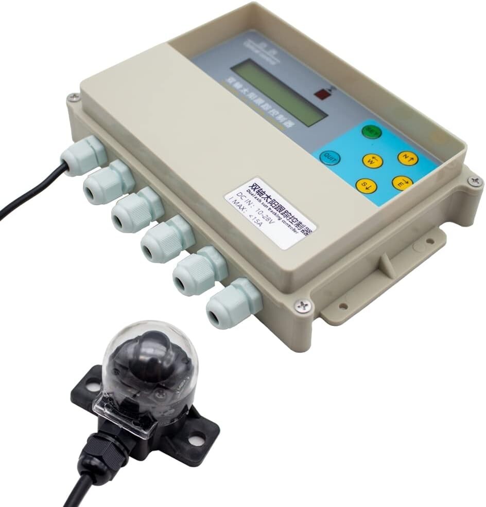 NEW Dual-Axis Sun Automatic Tracking Controller Automatic Solar Tracking System