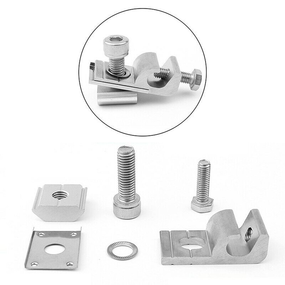 Solar Panel Mounting Bracket Clamps Accessories Grounding Lug Protection