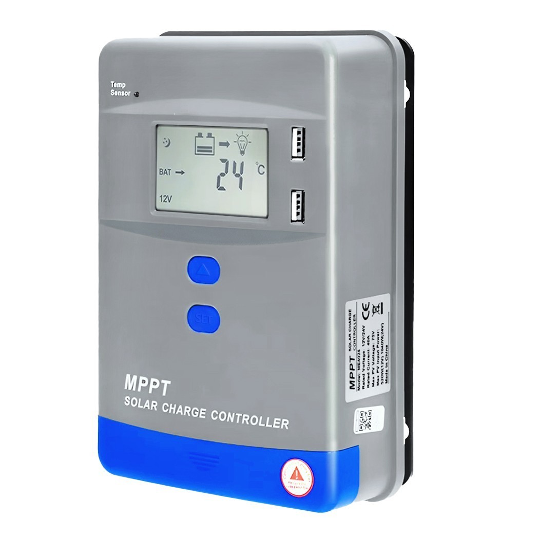 1040W 40A MPPT Solar Charge Controller 12V 24V Battery Regulator LCD MAX PV 75V