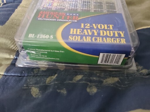American Hunter BL-1260-S Solar Charger 12V New