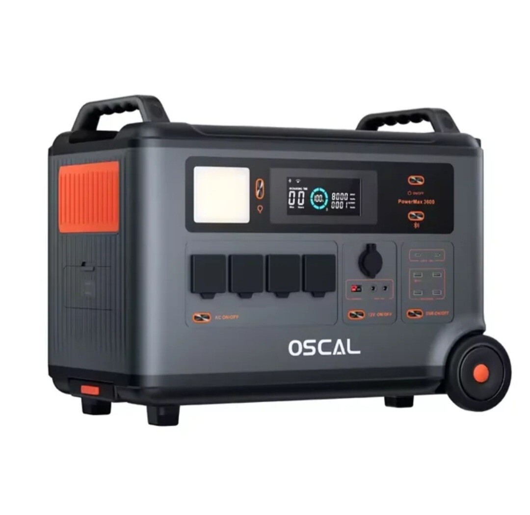 Portable Oscal PowerMax 3600 Power Station 3600W57600Wh LiFeP04