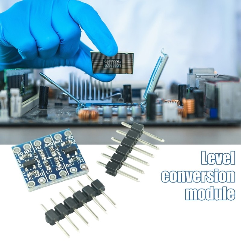 Mixed Device Level Converters Board 3.3V to 5V Shifter with UART I2C and Header