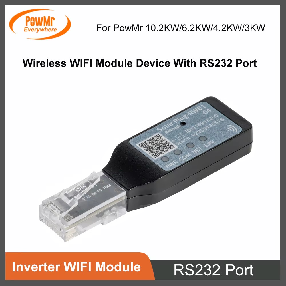 Wireless WIFI Module Device with RS232 Port Remote Monitoring for Off-Grid Solar